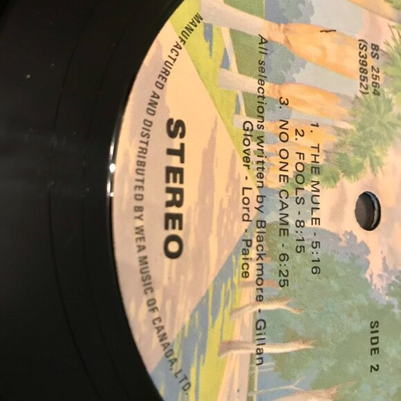 Deep Purple Fireball 12" Vinyl LP BS 2564 Warner Bros. Records Used Untested - Picture 8 of 8